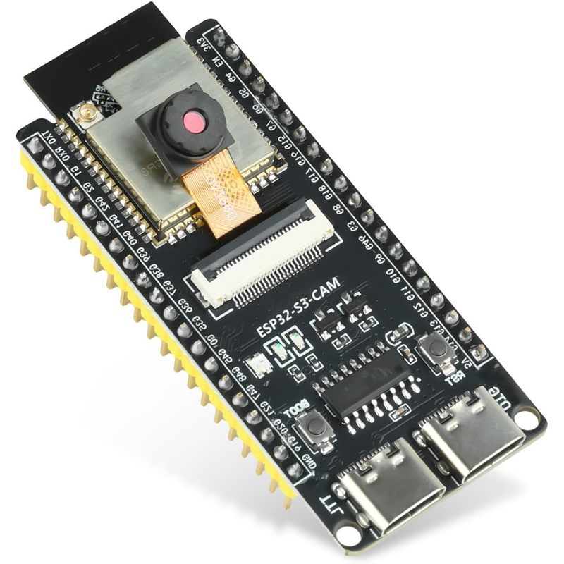 Esp32 Wifi Bluetooth Module - OV3660 Kamerası, N16R8 Modülü, Çift Tip-C,