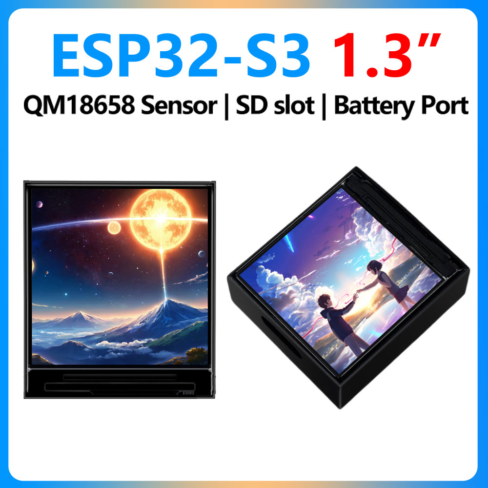 Espressif Esp32 - Waveshare ESP32-S3 1.3 inç LCD Mini
