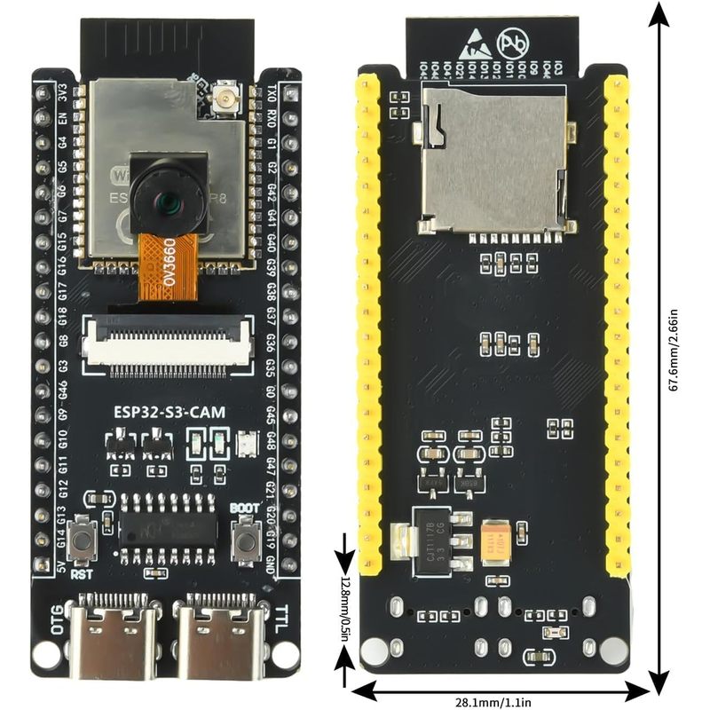 OV3660 Kamerası, N16R8 Modülü, - Esp32 Wifi Bluetooth Module incelemesi ve fiyatı