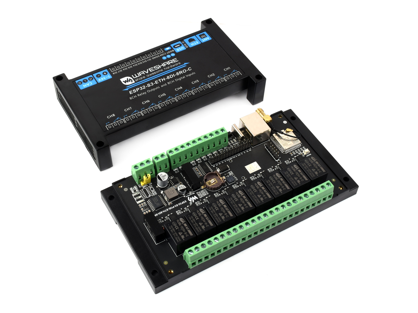 Endüstriyel 8 Kanallı ESP32-S3 - Esp32 S3 incelemesi ve fiyatı