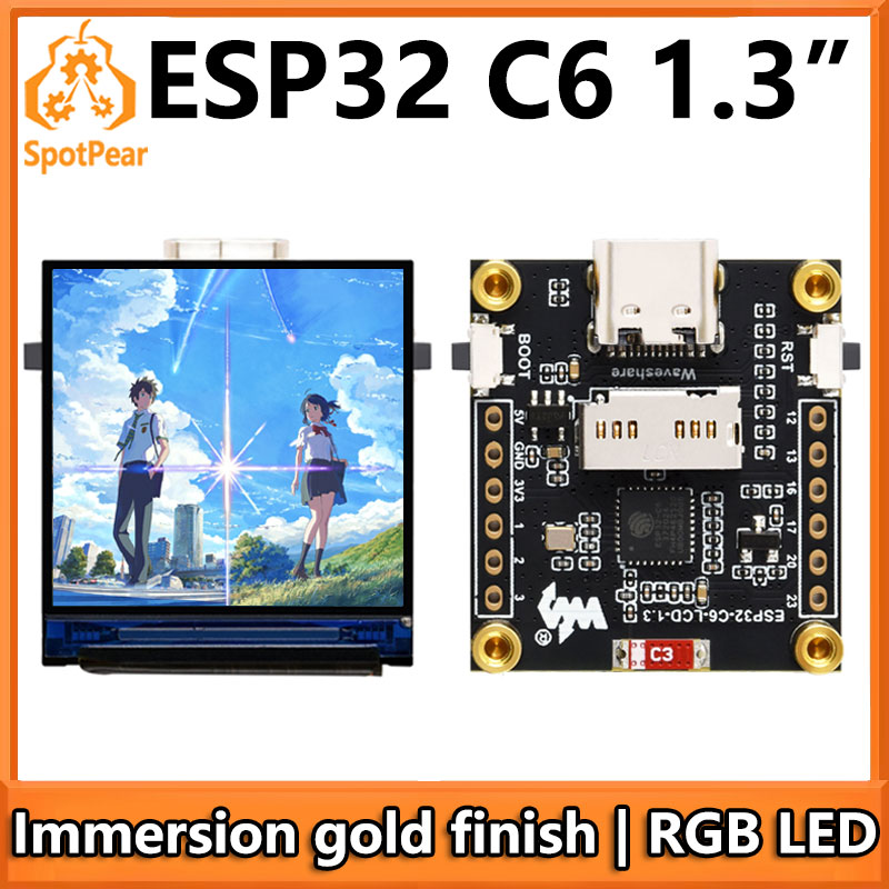ESP32-C6 LCD Geliştirme Kartı  - Esp32 C6 incelemesi ve fiyatı
