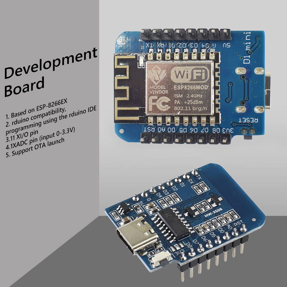 1-10 adet Tip-C D1 Mini NodeMc - Esp8266 Nodemcu incelemesi ve fiyatı