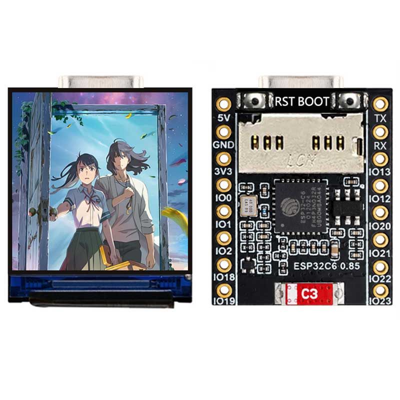 ESP32-C6 0.85 inç Ekran LCD Ge - Esp32 C6 incelemesi ve fiyatı