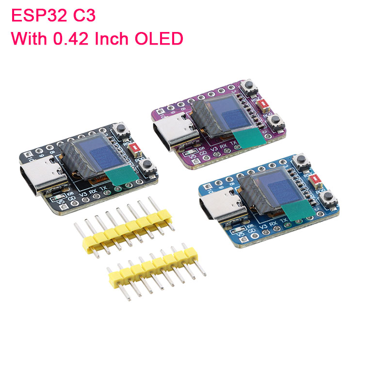 ESP32-C3 0,42 inç Ekran OLED B - Esp32 C3 incelemesi ve fiyatı